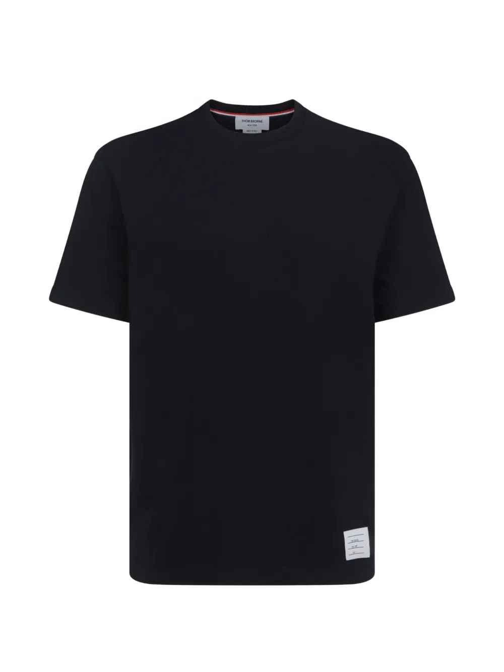 Thom Browne T-shirt met vier strepen Blauw
