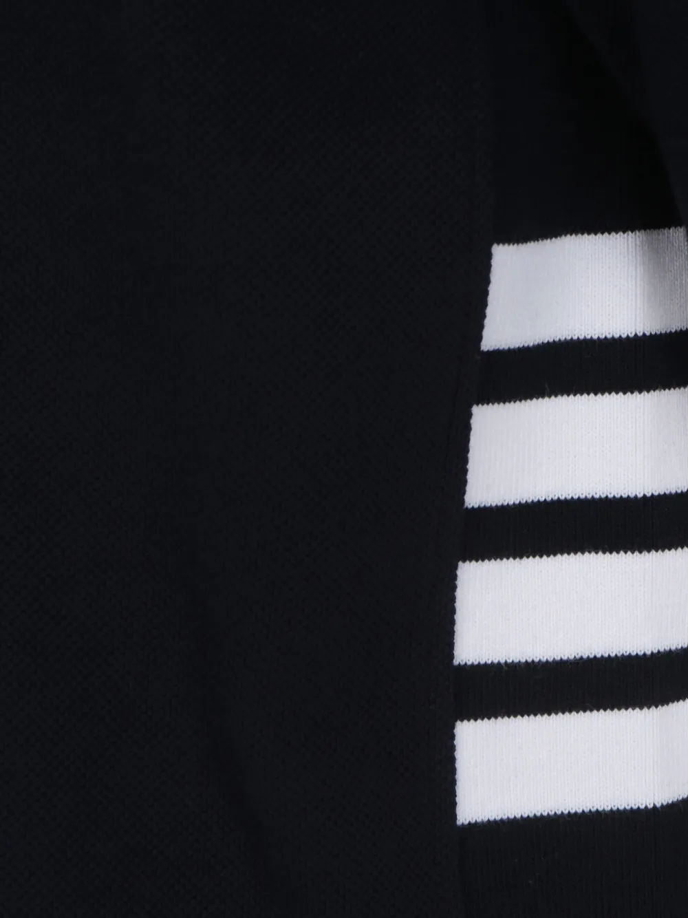 Thom Browne T-shirt met vier strepen Blauw