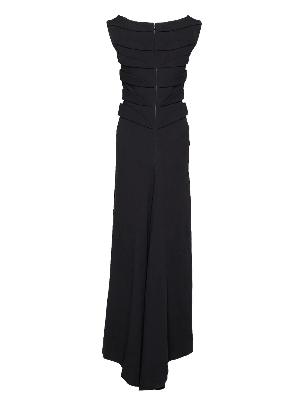 Jil Sander Pleated Gown In Multi