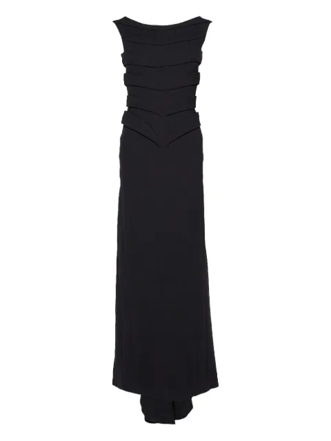 Jil Sander vestido de fiesta plisado