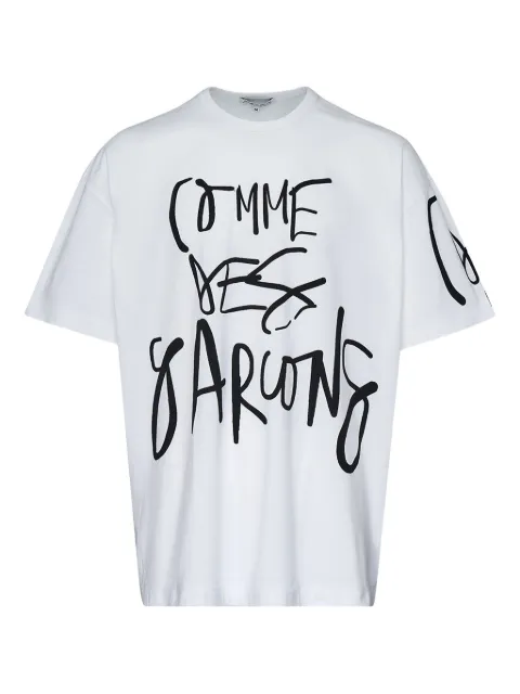 Comme Des Garçons logo-print short-sleeve T-shirt
