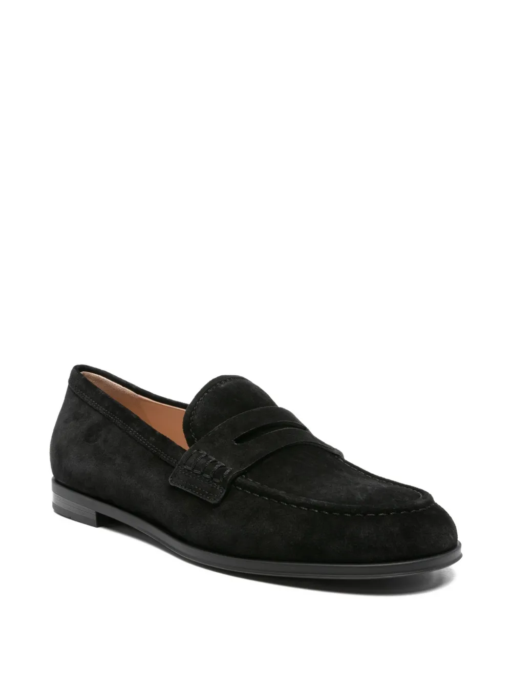 Gianvito Rossi Georgie penny-strap loafers Black