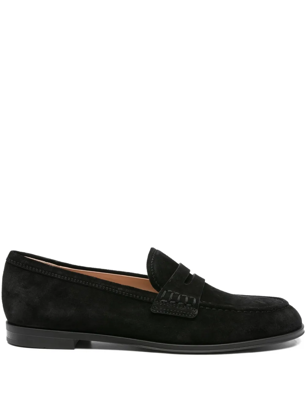 Gianvito Rossi Georgie penny-strap loafers Black