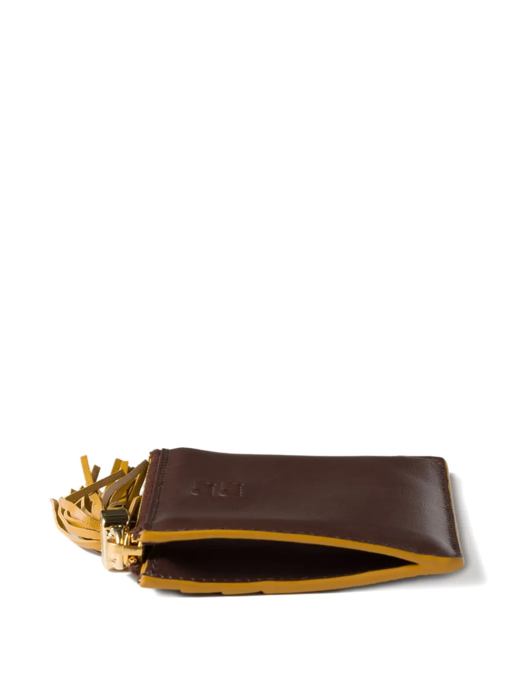 Miu tassel-detail card holder Bruin