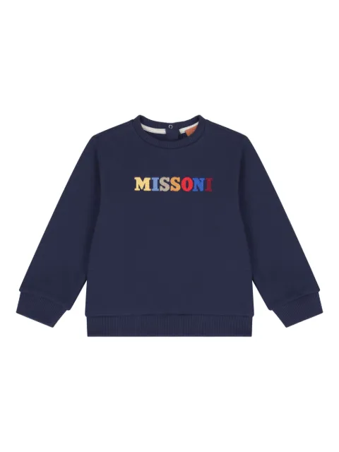 Missoni Kids embroidered logo sweatshirt