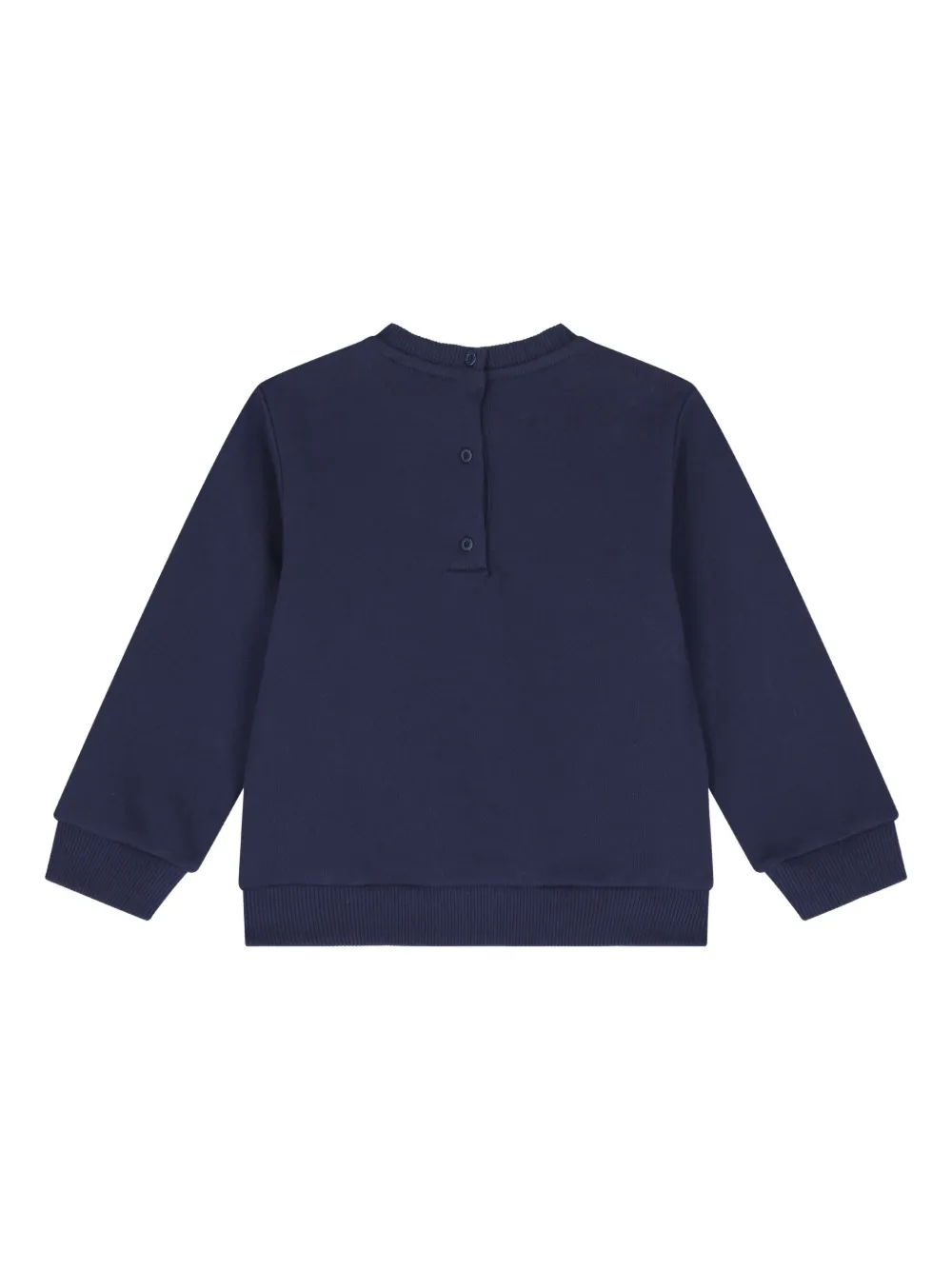 Missoni Kids embroidered logo sweatshirt Blauw