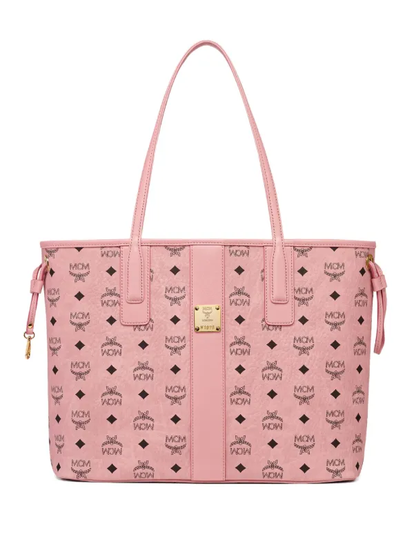 MCM Liz logo-jacquard Drawstring Tote Bag Pink FARFETCH ID