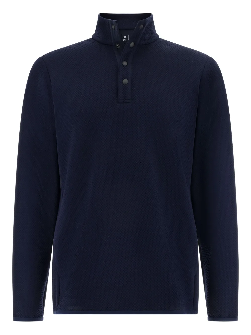 Boggi Milano mock-neck sweatshirt | Blue | Image 1