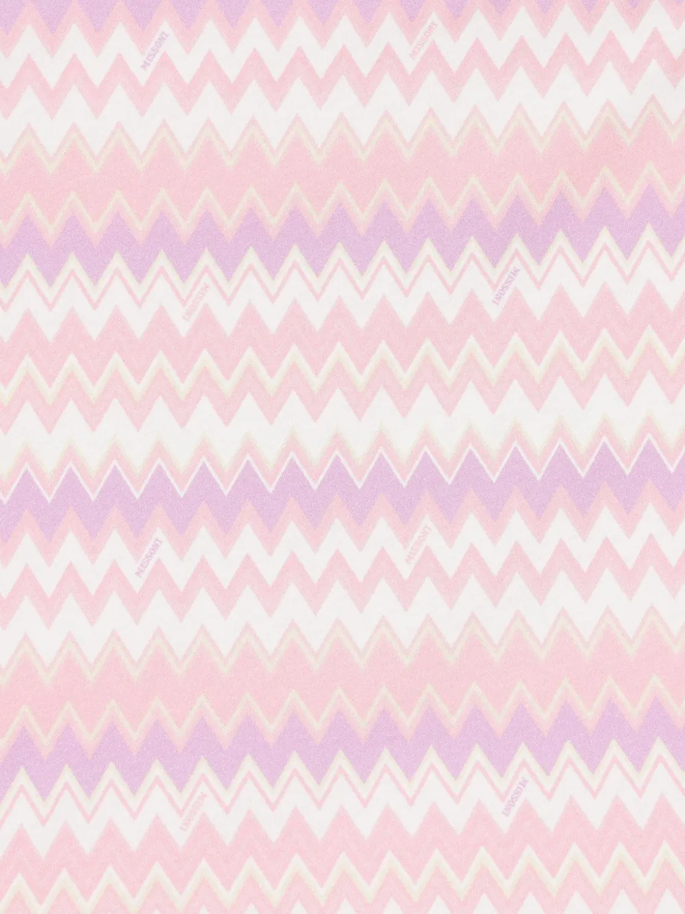 Missoni Kids Slaapzak met capuchon en zigzag-patroon Roze