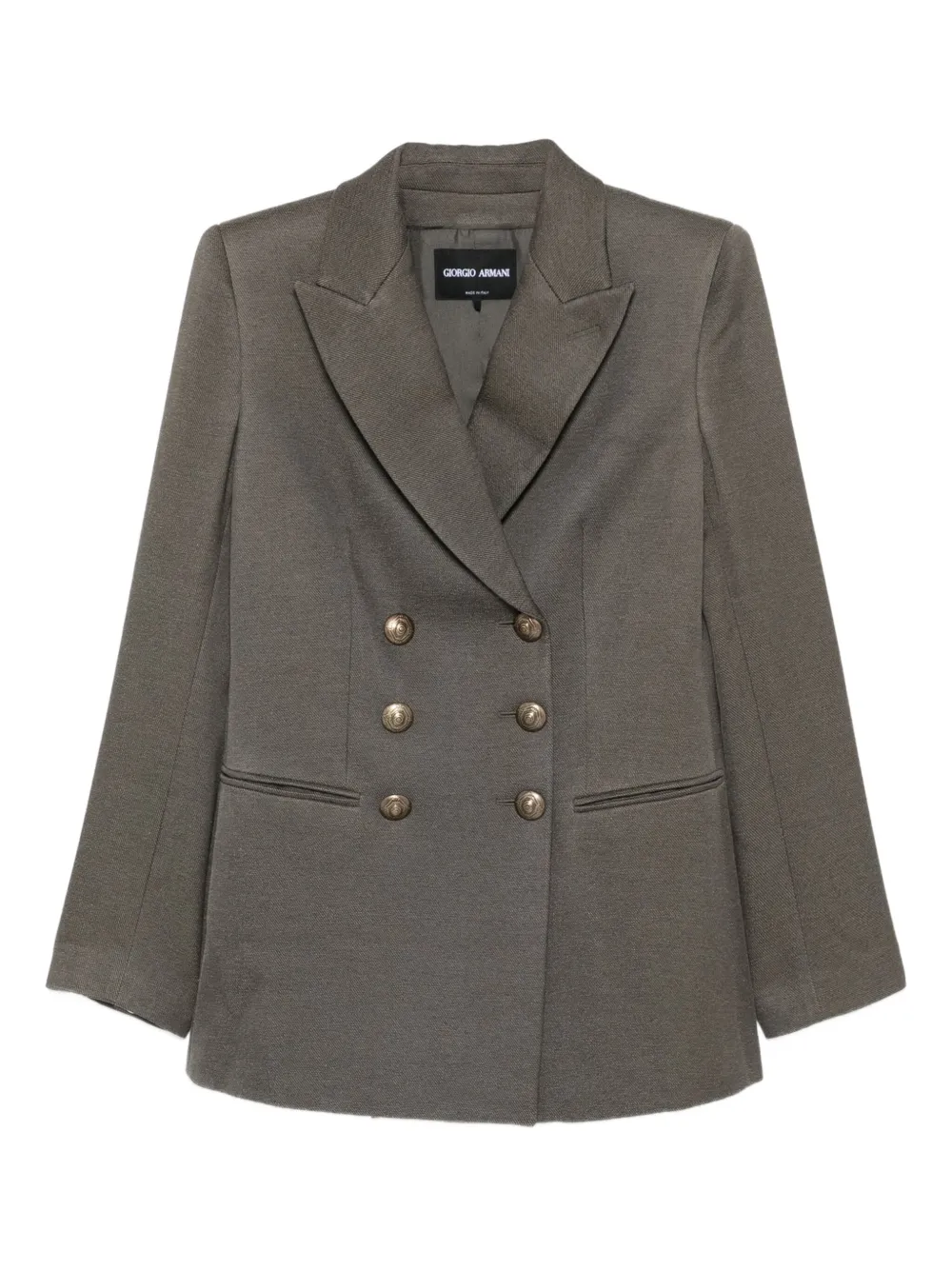 Giorgio Armani double-breasted blazer | Green | Image 1