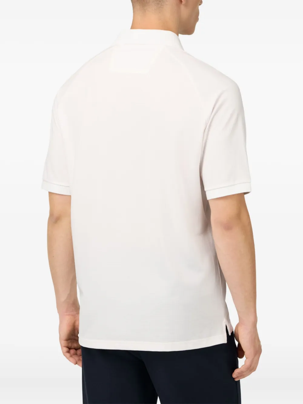 Boggi Milano Piqué poloshirt Wit