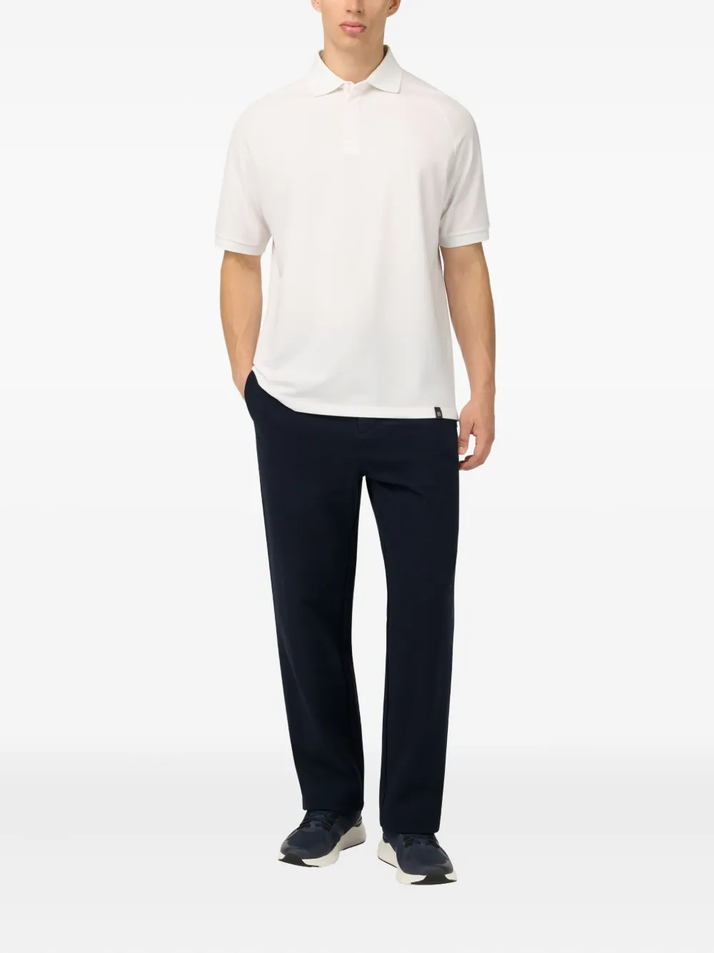 Boggi Milano Piqué poloshirt - Wit