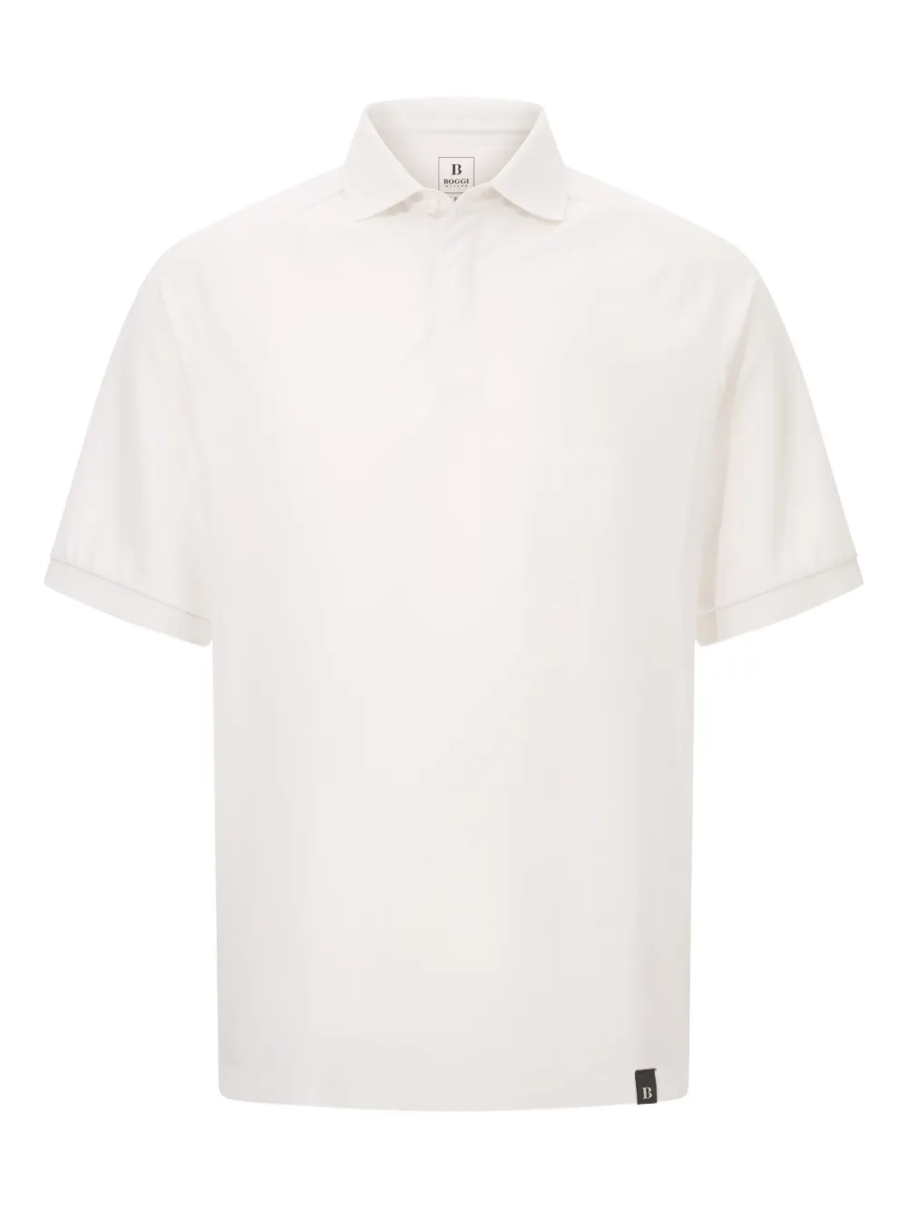 Boggi Milano piqué polo shirt | White | Image 1