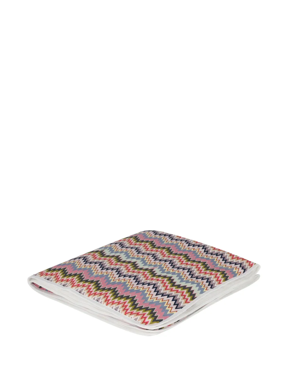 Missoni Kids Deken met zigzag-patroon Beige