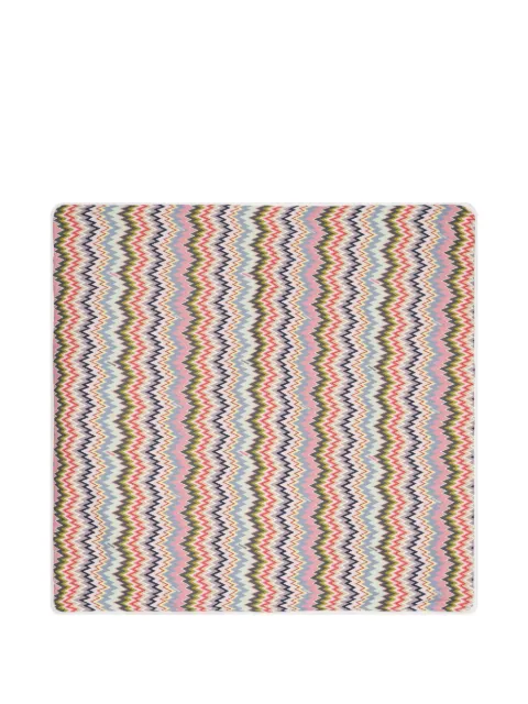Missoni Kids zigzag-pattern baby blanket
