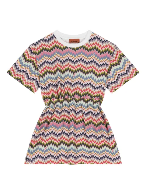 Missoni Kids zigzag-pattern dress