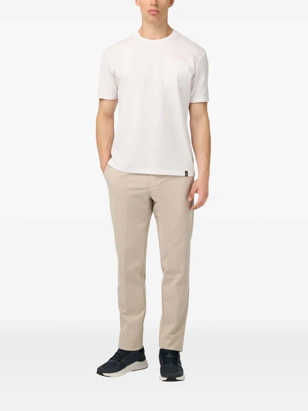 Boggi Milano Piqué T-shirt - Wit
