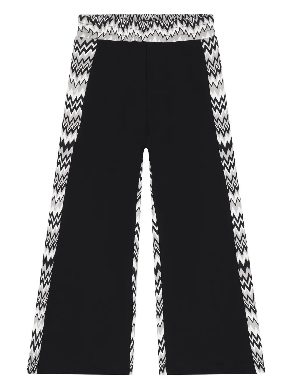 Missoni Zigzag-patterned Wide-leg Trousers In Multi