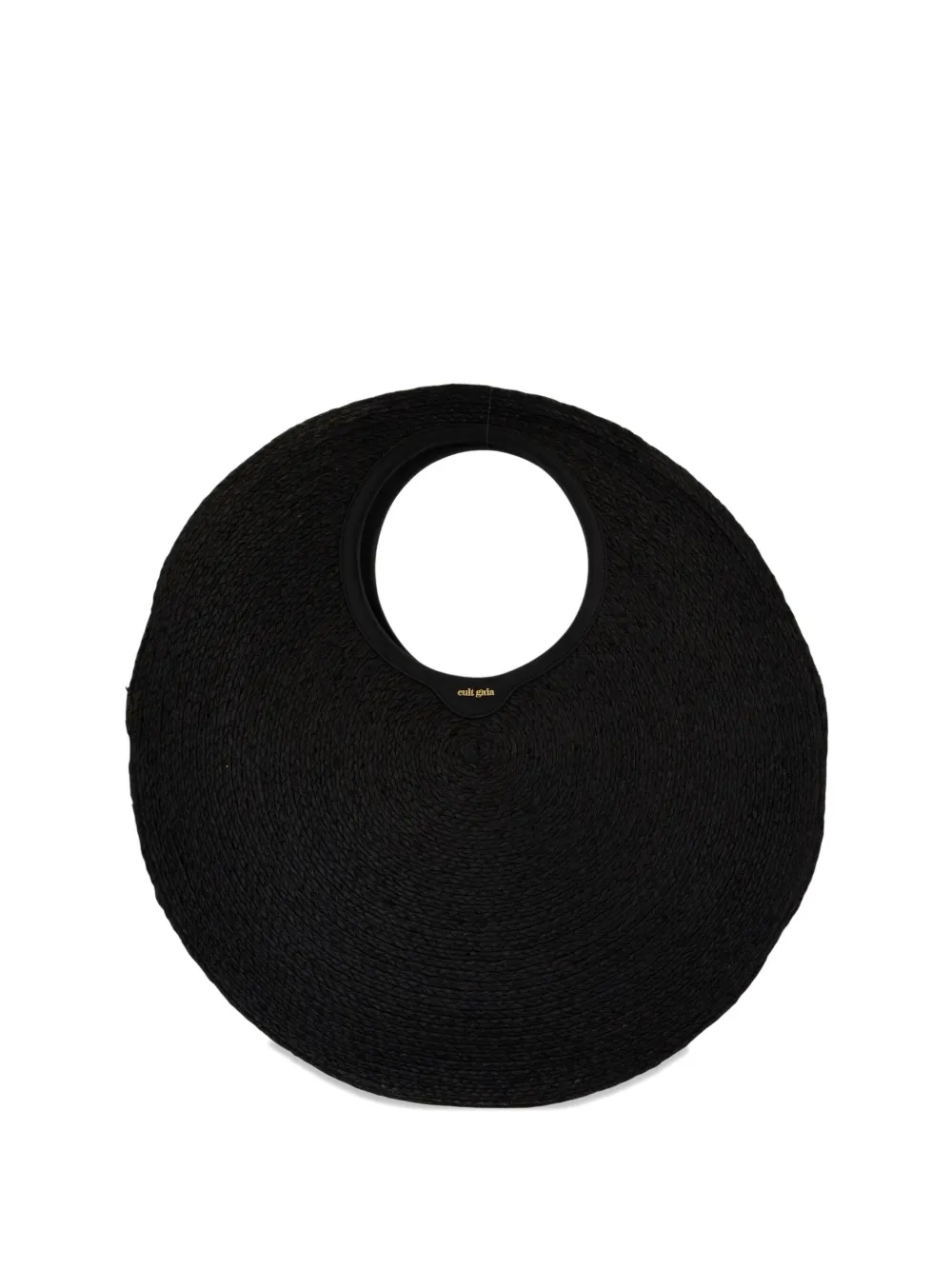 circular-design shoulder bag