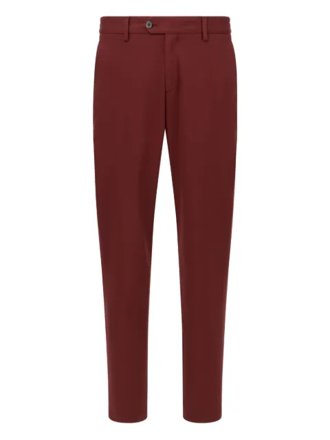 Boggi Milano logo-patch trousers