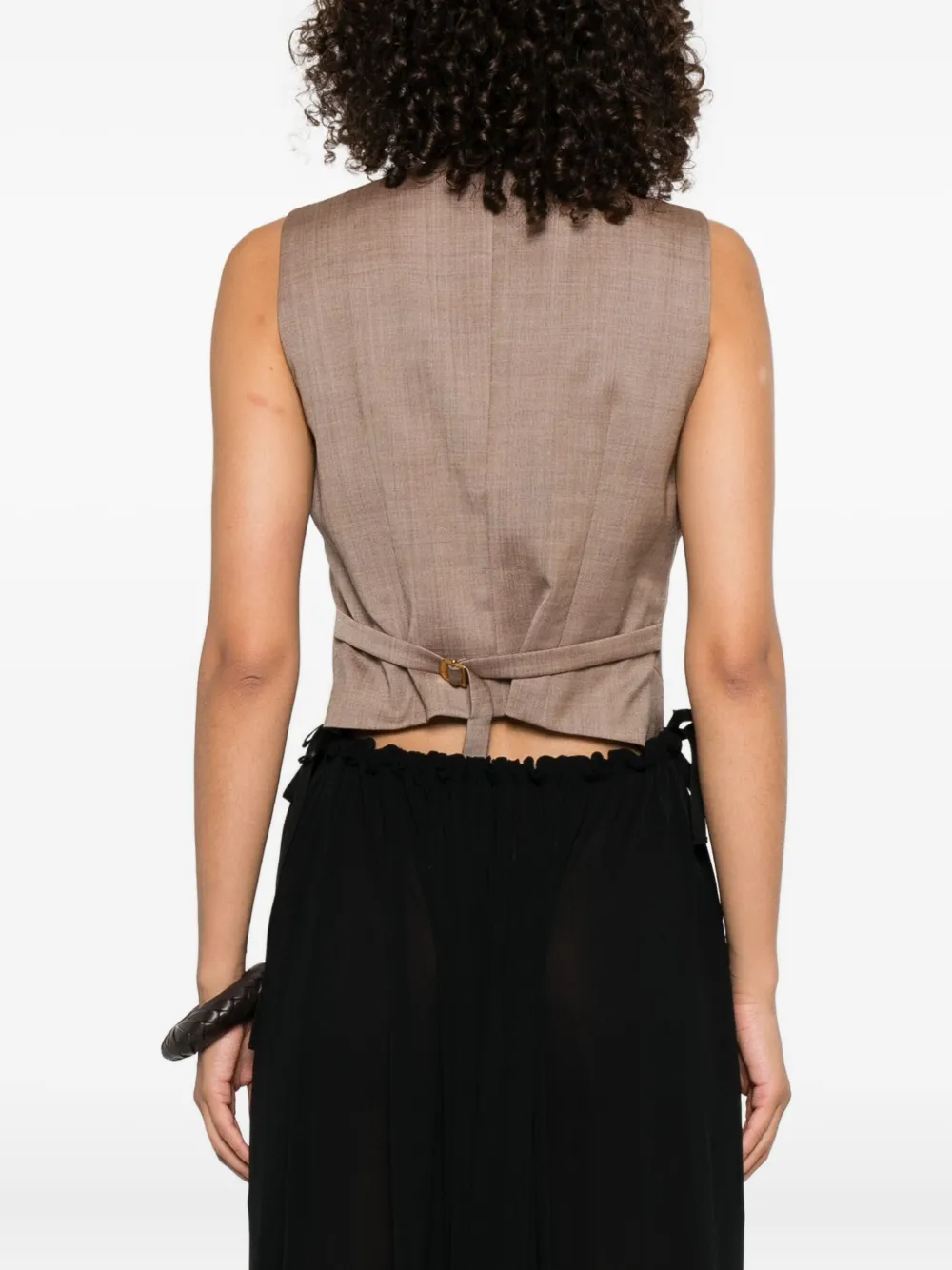 Philosophy Di Lorenzo Serafini Gilet met knoopsluiting Bruin