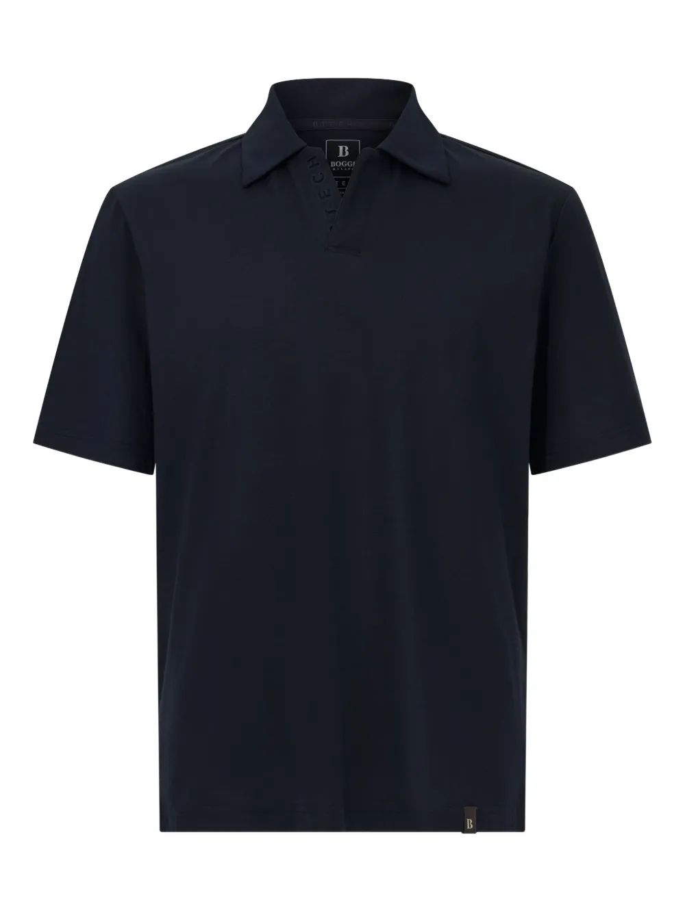 Boggi Milano open-neck polo shirt | Blue | Image 1