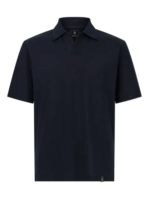 Boggi Milano open-neck polo shirt