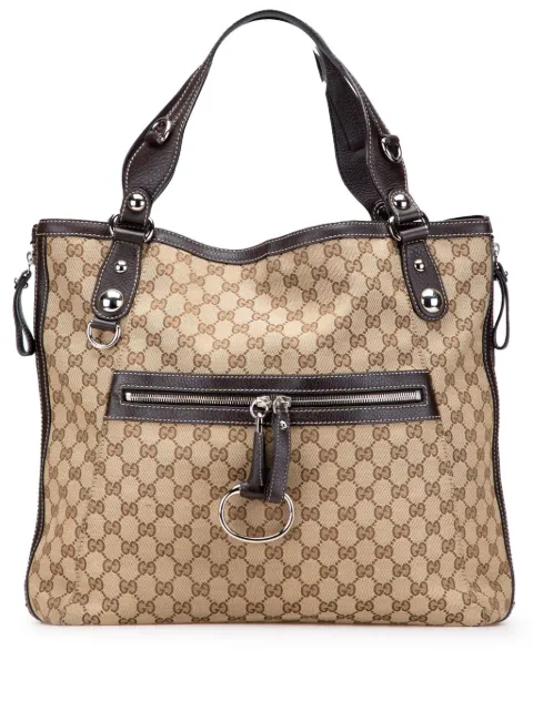 Gucci Pre-Owned 2000-2015 Large GG Canvas Icon Bit Zip tote bag