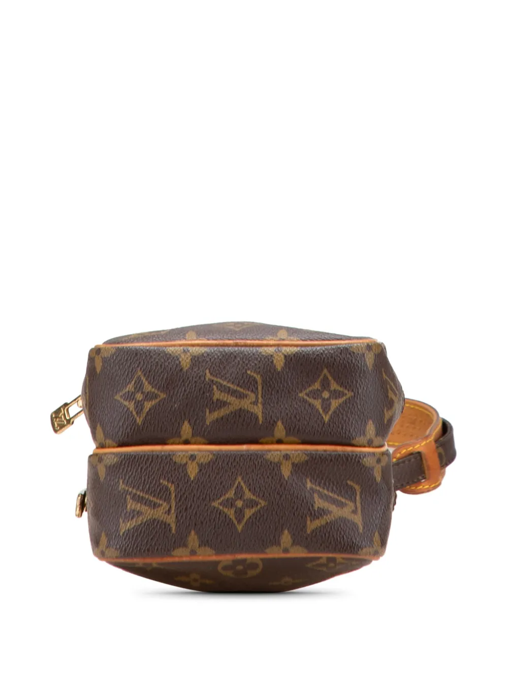 Pre-owned Louis Vuitton 1988 Monogram Mini Amazone Crossbody Bag In Brown