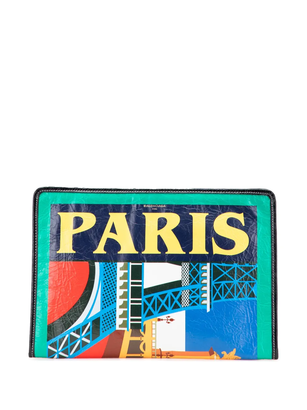 2018 Lambskin Bazar Paris City Arena clutch bag