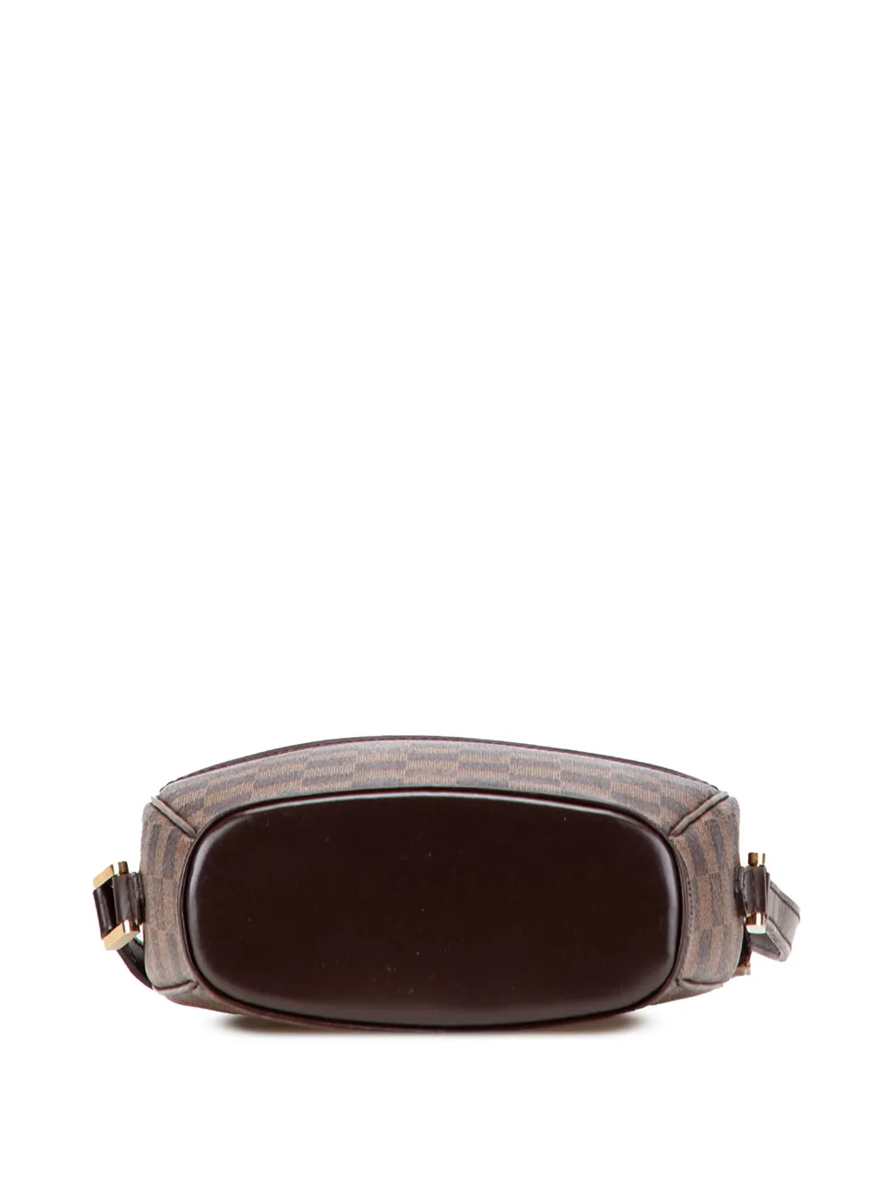 Pre-owned Louis Vuitton 2007-2025 Damier Ebene Ipanema Pm Crossbody Bag In Brown