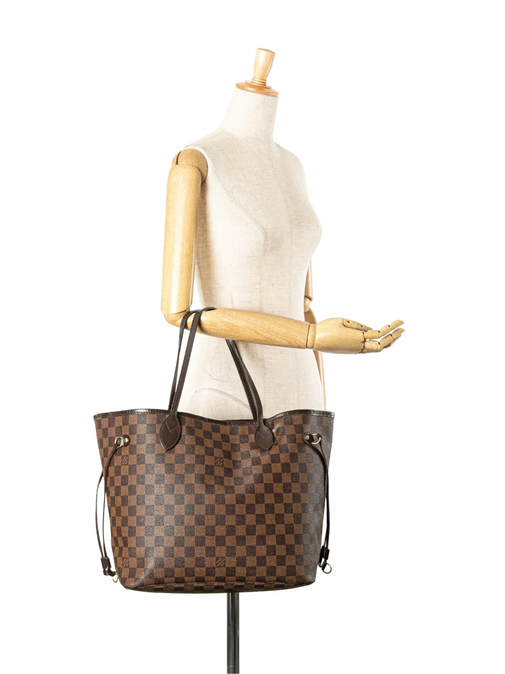 Louis Vuitton Pre-Owned 2009 Damier Ebene Neverfull MM tote bag | Pre-Owned | Image 2