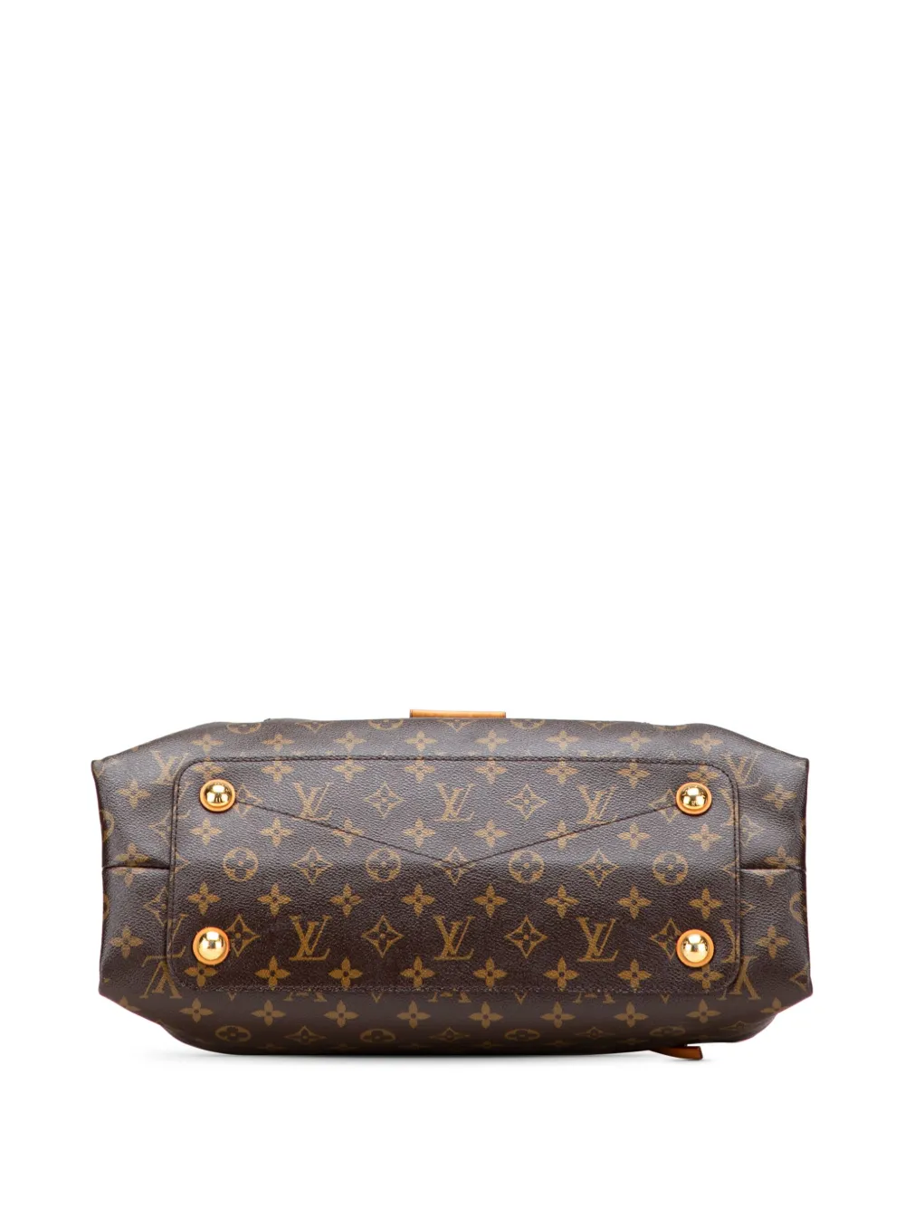 Pre-owned Louis Vuitton 2012 Monogram Olympe Mm Shoulder Bag In Brown