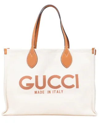 Gucci Pre-Owned 2016-2025 ラージ キャンバス ロゴ ハンドバッグ