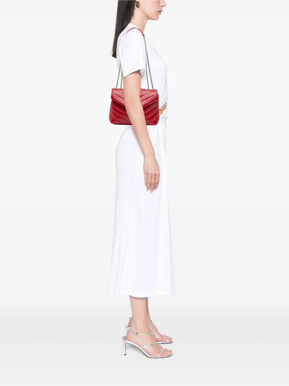 Saint Laurent Pre-Owned 2018 Small Leather Monogram Loulou crossbody bag | Pre-Owned | Image 2