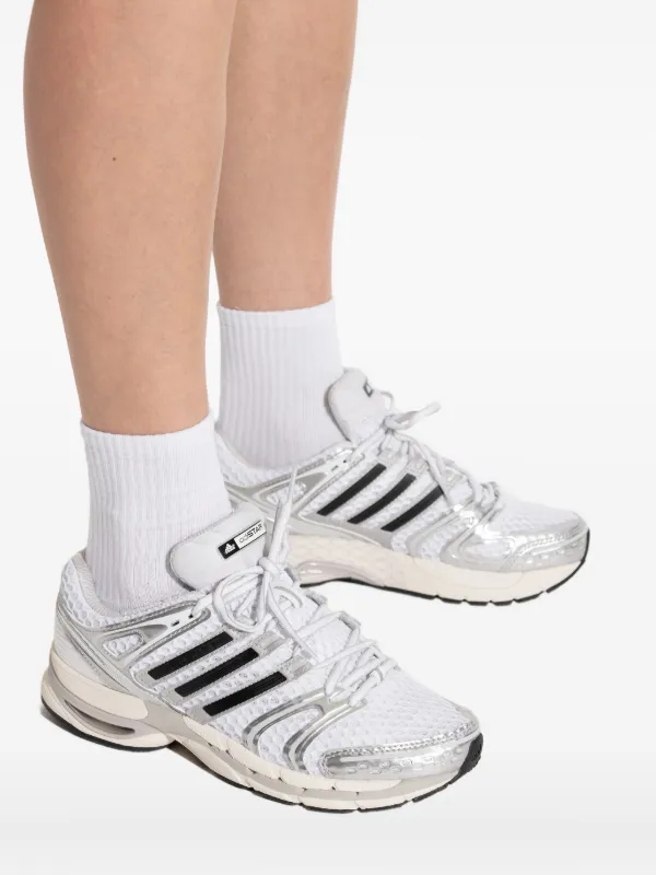 yucou　シルバー5 ホワイト5 Adidas Adistar Control 5 “Silver Metallic Black” スニーカー