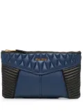 Miu Miu Pre-Owned 2010-2025 Matelasse Nappa Biker clutch bag - Black