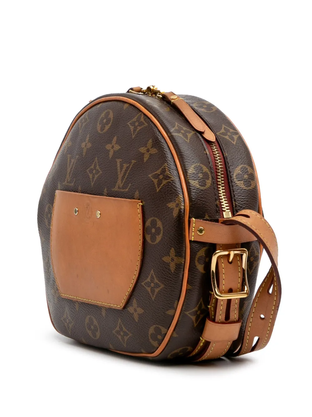 Pre-owned Louis Vuitton 2020 Monogram Boite Chapeaux Souple Mm Crossbody Bag In Brown