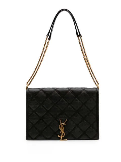 Saint Laurent Pre-Owned شنطة كتف 'بيكي تشاين' جلد مبطنة صغيرة 2020