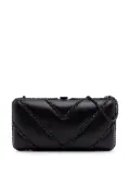 CHANEL Pre-Owned 2016-2017 Chevron Lambskin Chain Around Clutch on Chain shoulder bag - Black