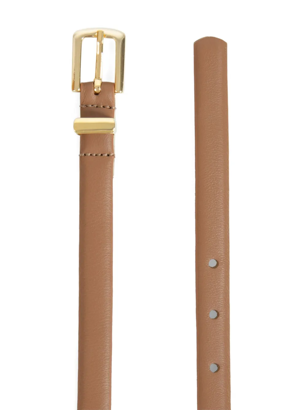 Isolda Babassu leather belt Bruin