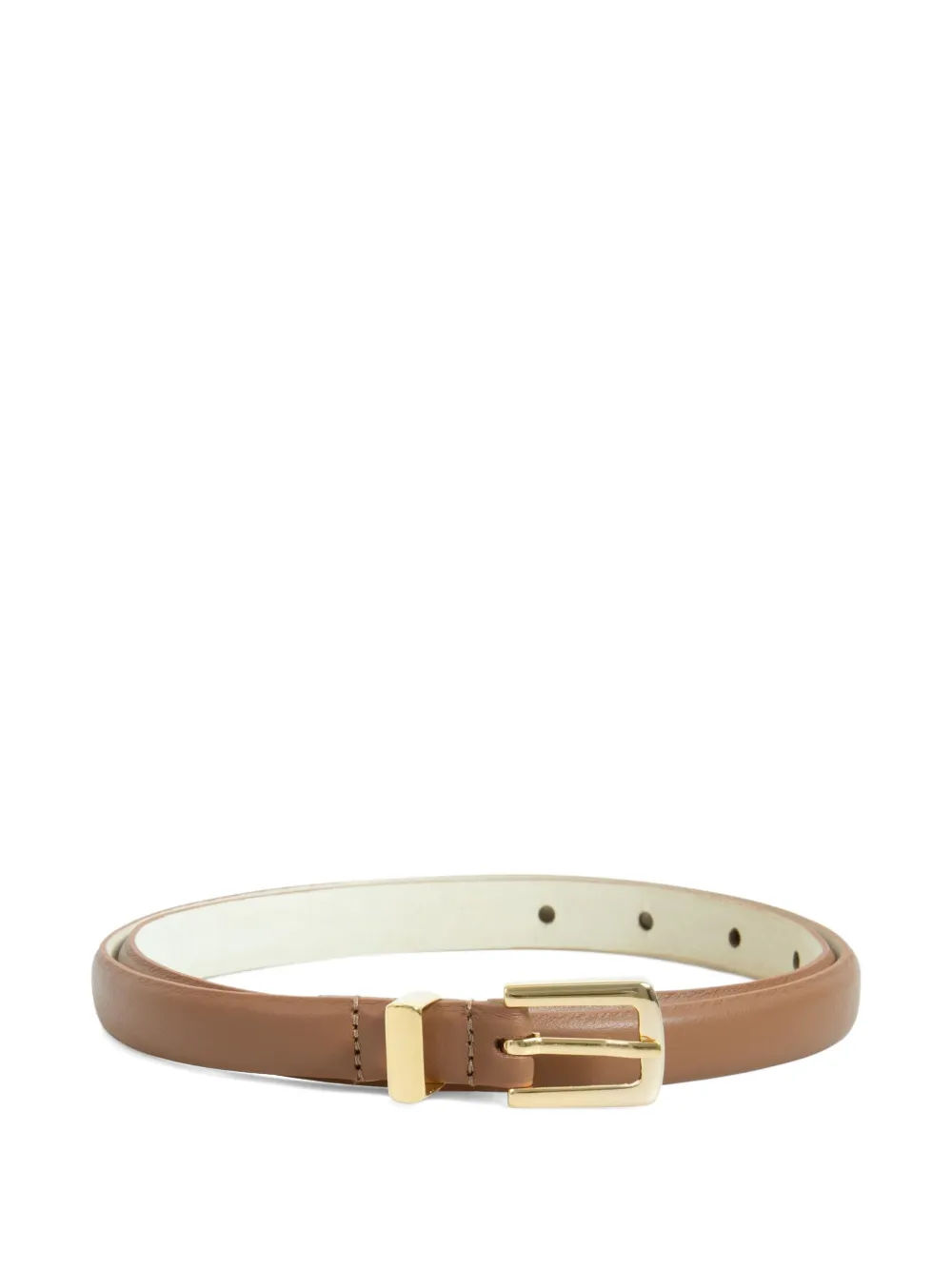 Isolda Babassu leather belt Bruin
