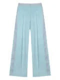 Isolda São Pedro side-stripe trousers - Blue