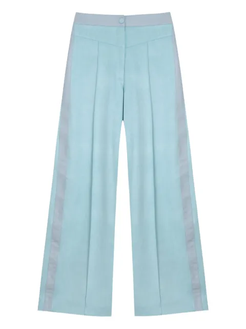 Isolda São Pedro side-stripe trousers