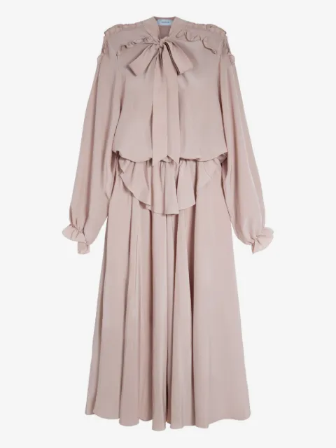 Isolda Vestido midi Dandara de seda