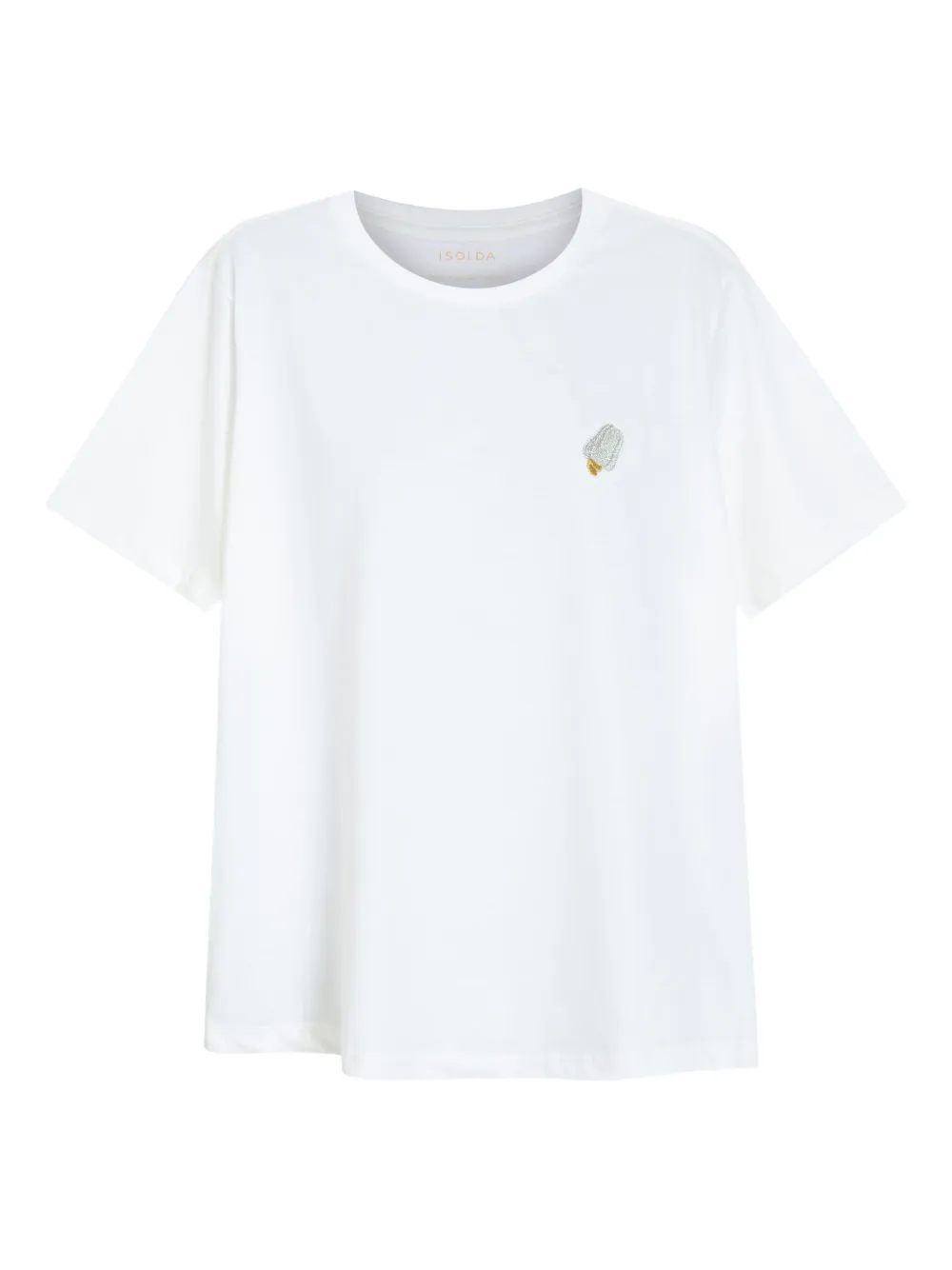 Isolda Caju embroidered T-shirt Wit