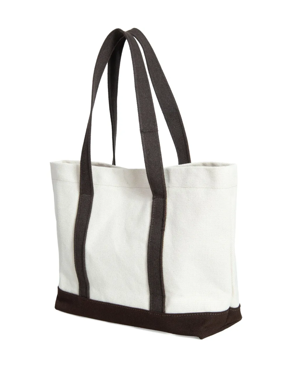 Isolda Marrom embroidered cotton tote bag Wit