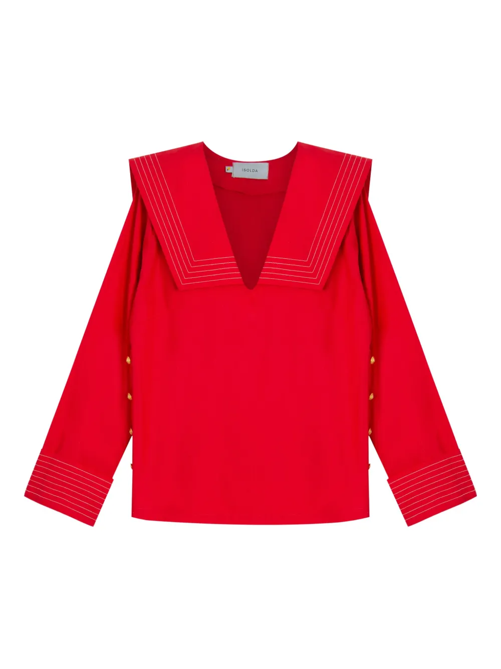 Marinheira sailor-collar blouse