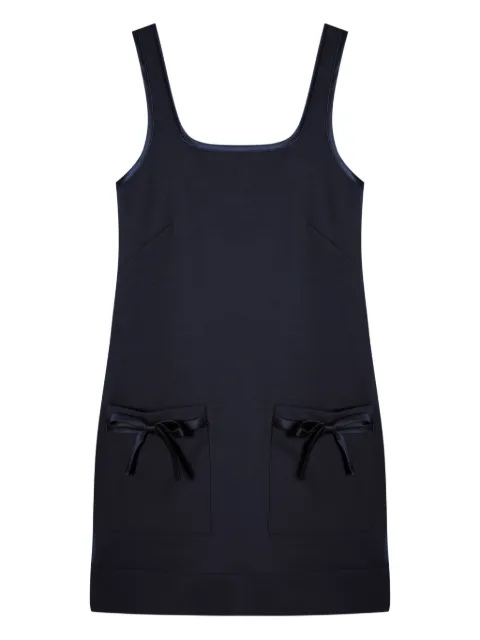 Isolda Vento Em Popa bow-pocket mini dress