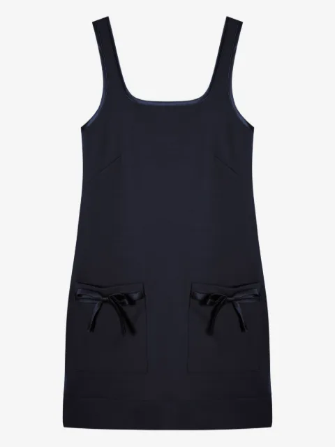 Isolda Vestido Vento Em Popa com bolso de laço